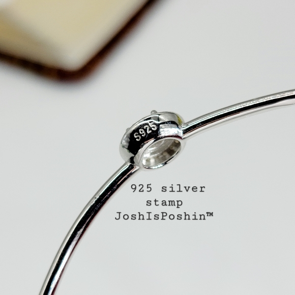 1/2CT T.W. Moissanite adjustable slip on bracelet in sterling silver - Picture 5 of 11